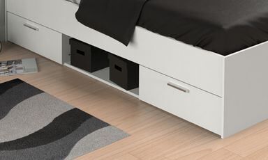 Schubkästen und Einlegefläche